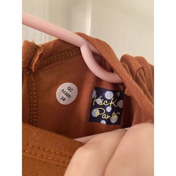 Kickee Pants Holiday Long Sleeve Dress Romper Christmas Cookies Size 3-6 Mos NWT - Picture 6 of 9